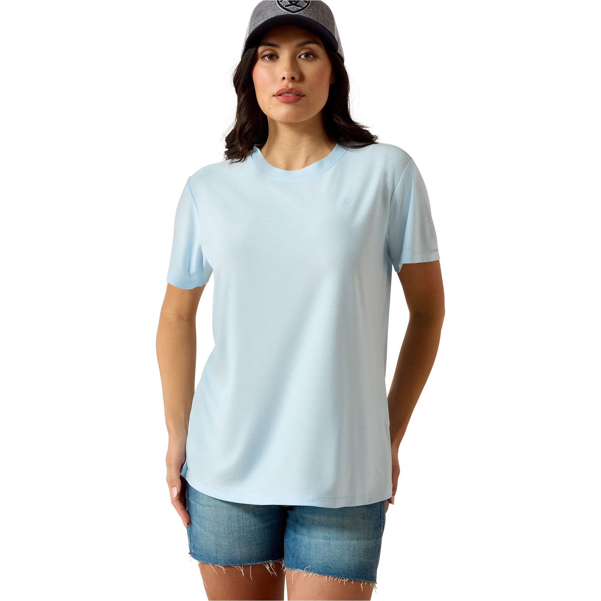 2026 Ariat Femmes Laguna Logo Chemise 10071254 - Nantucket Breeze
